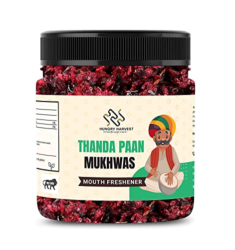 Hungry Harvest Hausgemachter Thanda Paan Mukhwas 300 g Munderfrischer_Verpackung kann variieren von Blessfull Healing