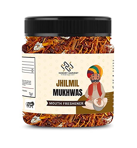 Hungry Harvest Home Made Jhilmil Mukhwas 300 g Munderfrischer_Verpackung kann variieren von Blessfull Healing
