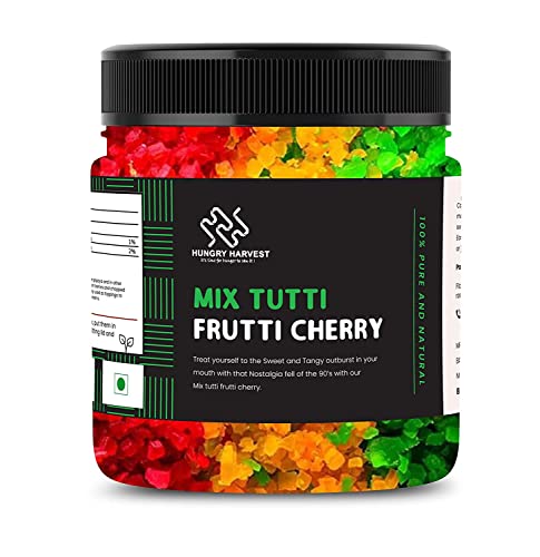 Hungry Harvest Mix Tutti Frutti Kirsche 300 g | Tuti Fruchtig frische Kirschen für Kuchen & Kekse Dekoration_Verpackung kann variieren von Blessfull Healing