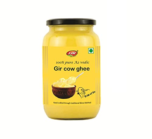 JJR Gir Organic A2 Reines Ghee | 100% Desi Gir Kuh-Ghee 375 ml von Blessfull Healing