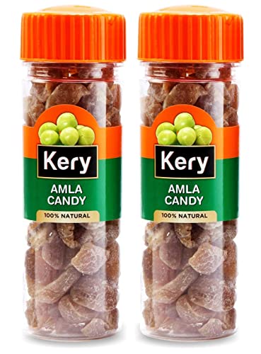 Kery Amla Candy, 2 Flaschen, 230g (Getrockneter Amla Fruit Mouth Freshener)_Verpackung kann variieren von Blessfull Healing