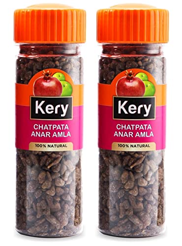 Kery Chatpata Anar Amla Munderfrischer, 2 Flaschen, 240g (Scharfe Amla Candy Mukhwas)_Verpackung kann variieren von Blessfull Healing