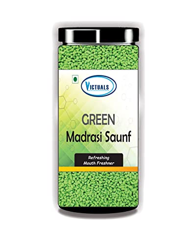 Lebensmittel Green Madrasi Saunf 200 g | Chennai Saunf | Mundfrischer_Verpackung kann variieren von Blessfull Healing