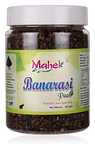 Mahek Banrashi Paan, 300 g, Glas [Paan mukhwas Munderfrischer, Verdauungssnack, Snack nach dem Essen]_Verpackung kann variieren von Blessfull Healing