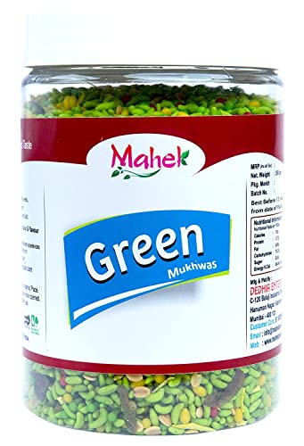 Mahek Green Mukhwas (350 g)_Verpackung kann variieren von Blessfull Healing