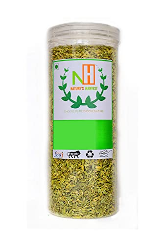 NATURE'S HARVEST Fenchelsamen / Virali / Saunf (450 g)_Verpackung kann variieren von Blessfull Healing