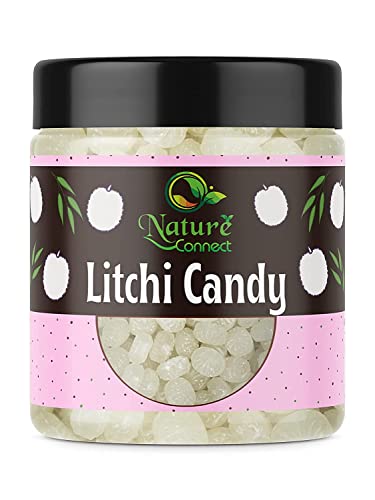 Nature Connect Bonbons mit Litschi-Geschmack 400 g | Candy Khatti Mithi Goli | Litschi-Toffee | Litschi-Kräutertoffee_Verpackung kann variieren von Blessfull Healing