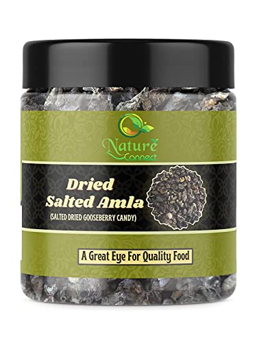 Nature Connect Getrocknete gesalzene Amla 250 g| Stachelbeere Sukha Amla_Verpackung kann variieren von Blessfull Healing