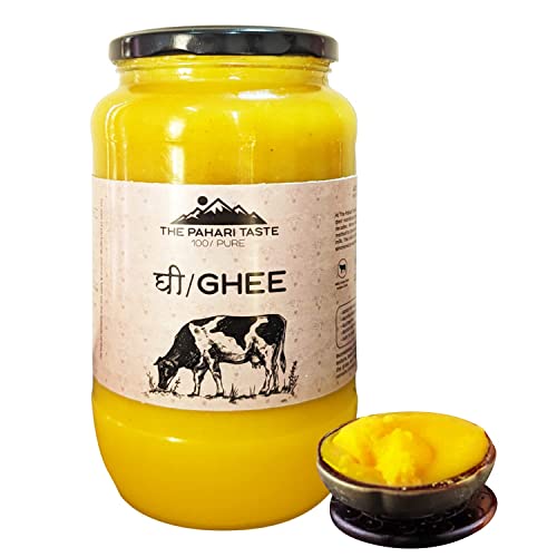 The Pahadi Taste A2 Desi Kuh-Ghee 1000 ml | Bio-Ghee | Hausgemachtes natürliches Kuh-Ghee von Blessfull Healing