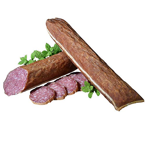 Bley | Salami vom Moorschwein | kräftig gewürzte und geräucherte Mettwurst, am Stück | 250g Bley | Salami vom Moorschwein | kräftig gewürzte und geräucherte Mettwurst, am Stück | 250g von Bley