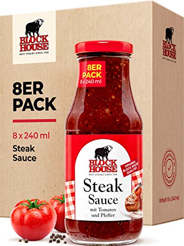 Block House Steak Sauce, 8er Pack (8 x 240 g) von Block House