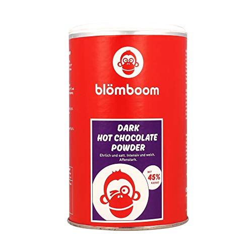 Blömboom - Dark Hot Chocolate Powder Bio (250 g), dunkle Trinkschokolade, heiße Schokolade von Blömboom