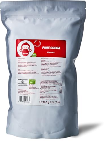 Blömboom - Pure Cocoa Bio (700 g), Kakaopulver für hochwertige Trinkschokolade, ohne Zuckerzusatz von Blömboom