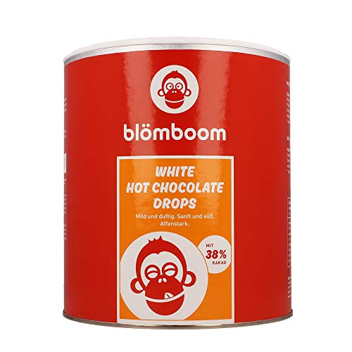 Blömboom - White Hot Chocolate Drops Bio (2000 g), weiße Trinkschokolade, heiße Schokolade von Blömboom
