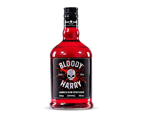BLOODY HARRY ORIGINAL Premium Rum-Vodka Spirituose | Ideal für Cocktails & Longdrinks| Preisgekrönte Komposition | Handveredelt im Schwarzwald | 43% vol.| 0,7 Liter von BLOODY HARRY