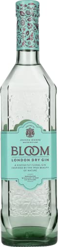 BLOOM London Dry Gin 40% vol., Qualitäts Gin mit fruchtig-floraler Note, Premium Gin, entwickelt von Master Distiller Joanne Moore (1 x 0.7 l) von Bloom
