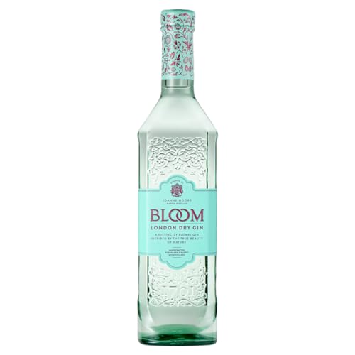 BLOOM London Dry Gin 40% vol., Qualitäts Gin mit fruchtig-floraler Note, Premium Gin, entwickelt von Master Distiller Joanne Moore (1 x 0.7 l) von Bloom