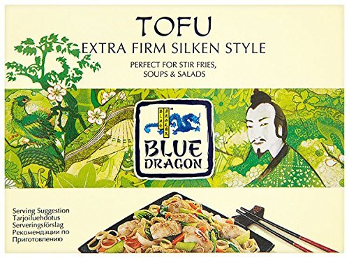 Extra fester Seiden-Tofu, 349 g, 6 Stück von Blue Dragon