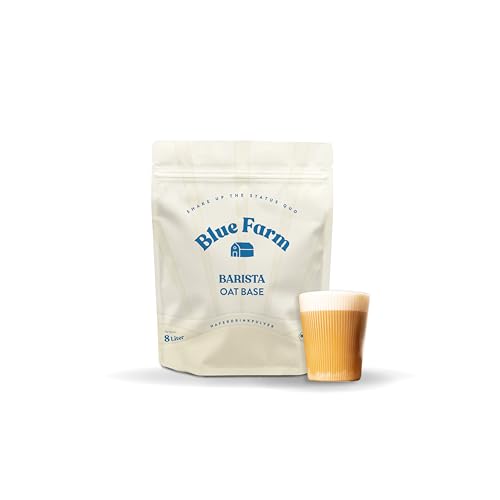 Blue Farm Barista Oat base für bis zu 8L zum selbermischen | Bio Haferdrink Barista Edition | Milchalternative ohne Zusatzstoffe und Zuckerzusatz | Vegan und Glutenfrei | 90% weniger Verpackungsmüll von Blue Farm