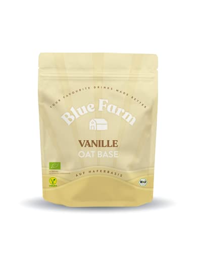 Blue Farm Oat Base Vanille Bio | Vanille Drink auf Haferbasis | 100% echte Bio Vanille | Pflanzlich & natürlich | Mit natürlichem Kokosblütenzucker | Laktosefrei & glutenfrei von Bluefarm