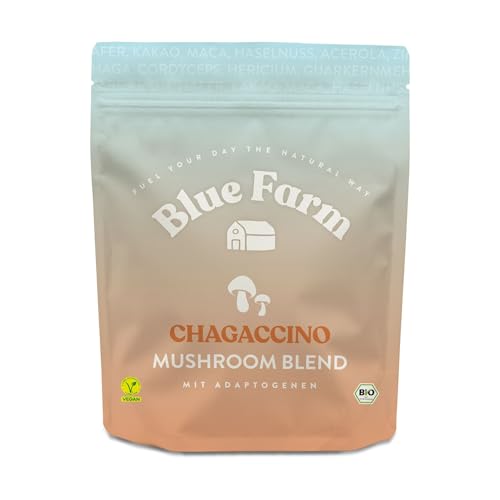 Blue Farm Oat Base Bio Chagaccino | Haferdrink ohne Zuckerzusatz |Vegan, glutenfrei in bester Bio-Qualität | Nahrungsergänzungsmittel auf Haferbasis mit den Vitalpilzen Chaga, Cordyceps und Hericium Blue Farm Oat Base Bio Chagaccino | Haferdrink ohne Zuckerzusatz |Vegan, glutenfrei in bester Bio-Qualität | Nahrungsergänzungsmittel auf Haferbasis mit den Vitalpilzen Chaga, Cordyceps und Hericium von Bluefarm