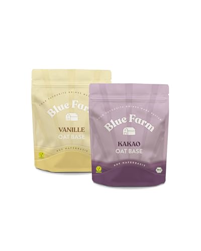 Blue Farm Oat Base Kakao und Vanille | Kakao und Vanille Haferdrink | 100% echter Kakao und Bio Vanille | Vegan & natürlich | Mit natürlichem Kokosblütenzucker | Laktosefrei Blue Farm Oat Base Kakao und Vanille | Kakao und Vanille Haferdrink | 100% echter Kakao und Bio Vanille | Vegan & natürlich | Mit natürlichem Kokosblütenzucker | Laktosefrei von Bluefarm