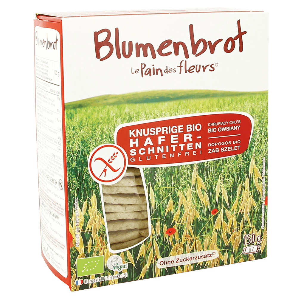 Bio Knusprige Hafer-Schnitten glutenfrei Bio Knusprige Hafer-Schnitten glutenfrei von Blumenbrot