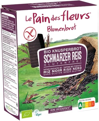 Bio Knusperbrot Schwarze Reis von Blumenbrot