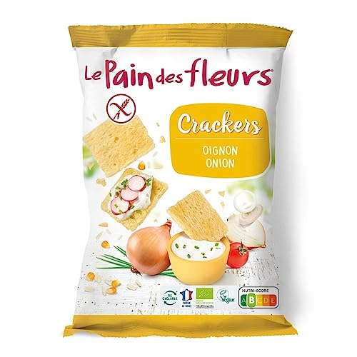 Blumenbrot Cracker, Zwiebel, 75g (1) von Le Pain des Fleurs