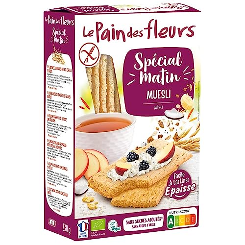 Blumenbrot Dickeres Knusperbrot, Müsli, 230g (1) von Le Pain des Fleurs