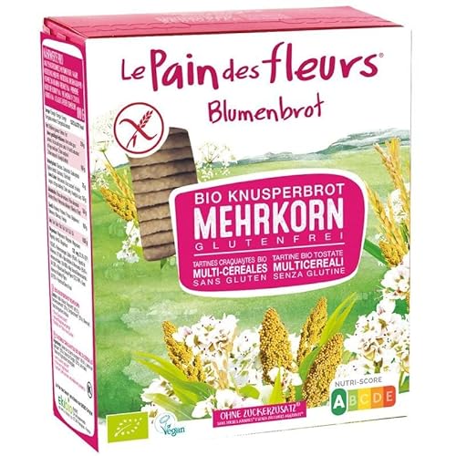 Blumenbrot Knusperbrot Mehrkorn - Bio - 150g x 6-6er Pack VPE von Blumenbrot