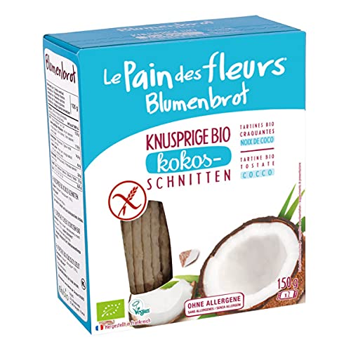 Blumenbrot - Knusprige Kokos-Schnitten bio - 150 g - 6er Pack Blumenbrot - Knusprige Kokos-Schnitten bio - 150 g - 6er Pack von Blumenbrot