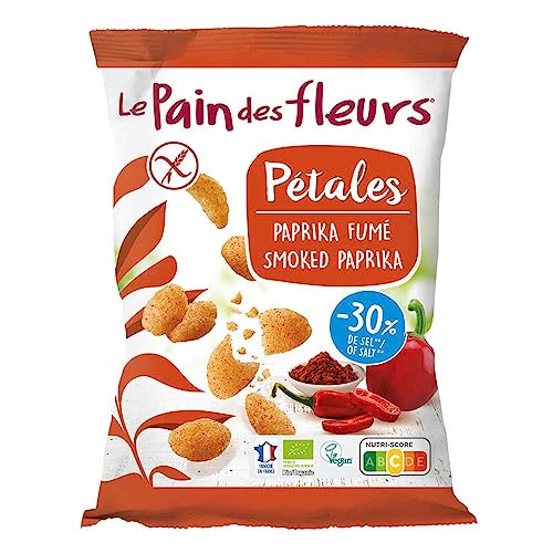 Blumenbrot Petales, gepuffte Chips, aus Getreide und Paprikabasis, 75g (12) von Blumenbrot