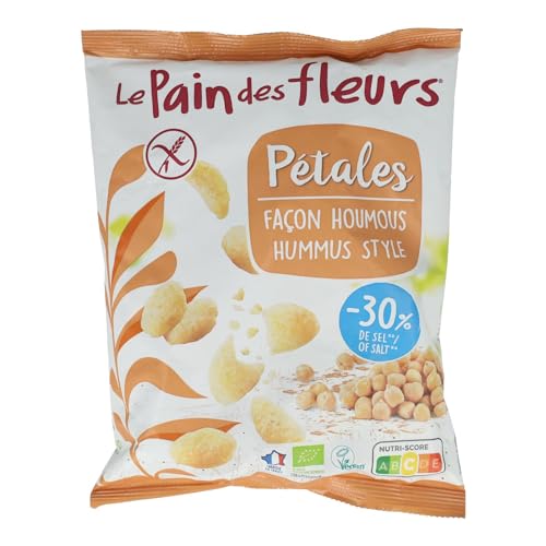 Blumenbrot Petales, gepuffte Chips aus Getreide, Kichererbsen, 75g (1) von Le Pain des Fleurs