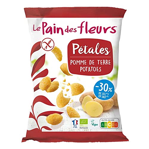 Blumenbrot Petales, gepuffte Chips aus Kartoffeln, 75g (12) von Blumenbrot