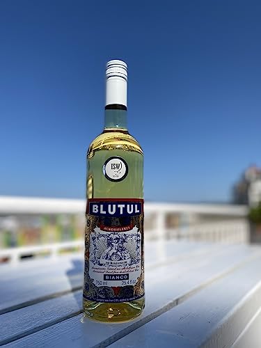 Blutul alkoholfreir Wermut Bianco Kräuter Aperitif 12er Pack (12 x 0,75L) von Blutul