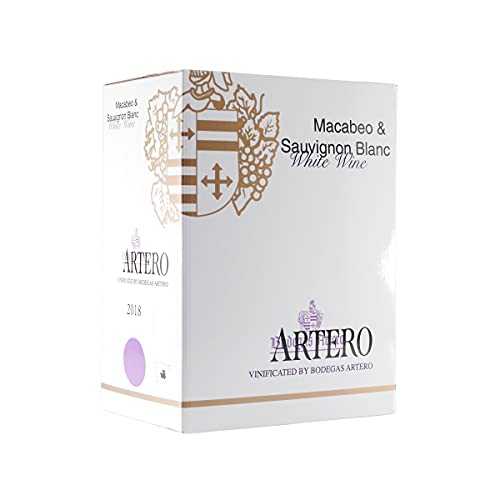 Artero Macabeo & Sauvignon Blanc, Vino de la Tierra de Castilla, 5,0l Bag in Box von Bo. Artero