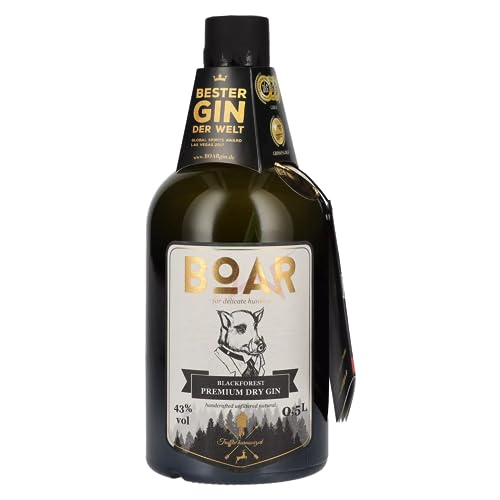 BOAR Blackforest Premium Dry Gin 43,00% 0,50 Liter von Boar