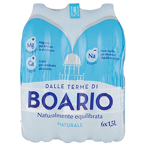 6 Natürliches Mineralwasser Boario 150 cl. von Ferrarelle