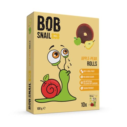 Bob Snail Natural Apple-Pear Fruit Rolls 100g Bob Snail Natural Apple-Pear Fruit Rolls 100g von Bob Snail