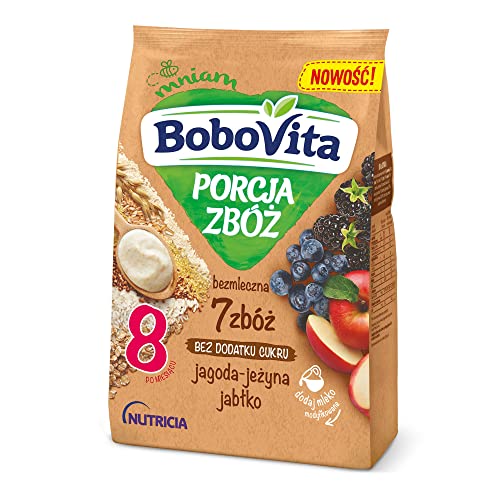BoboVita Portion Getreide Milchlos 7 Getreide Brombeere Apfel je 8 Monate 170 g von BoboVita
