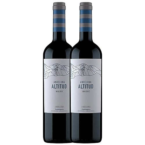 Andeluna Altitud Malbec Valle de Uco 75 cl (Schachtel mit 2 Flaschen von 75 cl) von Bodega Andeluna