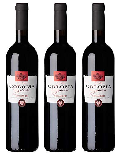 Bodega Coloma | | 3 Flaschen Graciano Selección | Am Gaumen reife Beerenaromen | abgerundet mit dezenten Vanillearomen durch den Barriqueausbau Bodega Coloma | | 3 Flaschen Graciano Selección | Am Gaumen reife Beerenaromen | abgerundet mit dezenten Vanillearomen durch den Barriqueausbau von Bodega Coloma. EX-363, La Albuera - 06170 Badajoz
