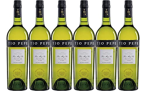 Gonzalez Byass Sherry Tio Pepe Fino, 3656, 6er Pack (6 x 750 ml) von Tio Pepe