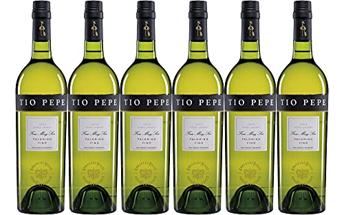 Gonzalez Byass Sherry Tio Pepe Fino, 3656, 6er Pack (6 x 750 ml) von Tio Pepe