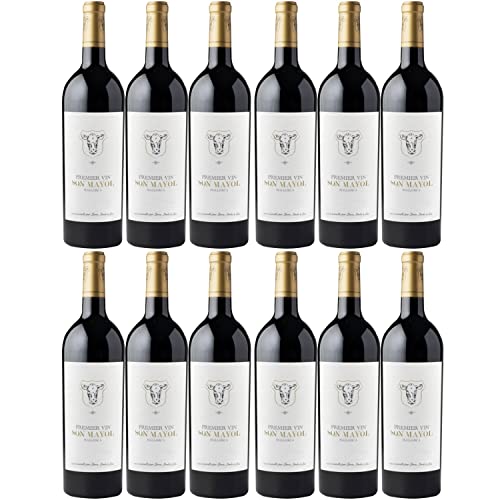Son Mayol Premier Vin IGP Mallorca Rotwein Wein trocken Mallorca Spanien I Visando Paket (12 Flaschen) von Bodega Son Mayol
