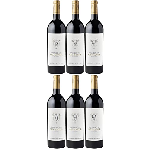 Son Mayol Premier Vin IGP Mallorca Rotwein Wein trocken Mallorca Spanien I Visando Paket (6 Flaschen) von Bodega Son Mayol