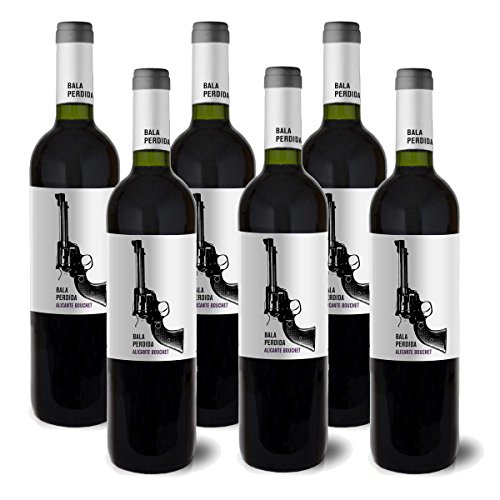 BALA PERDIDA Vino Tinto | Weinpaket mit 6 Flaschen | Der Querschläger-Wein von Bodegas Arráez | D.O. Alicante Spanien | 100% Alicante Bouschet BALA PERDIDA Vino Tinto | Weinpaket mit 6 Flaschen | Der Querschläger-Wein von Bodegas Arráez | D.O. Alicante Spanien | 100% Alicante Bouschet von Bodegas Antonio Arráez