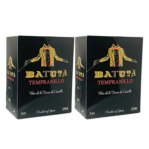 Rotwein Spanien Tempranillo Batuta Bag in Box trocken (2x5L) von Bodegas Artero | 45350 Noblejas, Toledo | Spanie