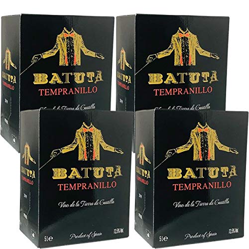Rotwein Spanien Tempranillo Batuta Bag in Box trocken (4x5L) von Bodegas Artero | 45350 Noblejas, Toledo | Spanie